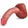 RealCockz Gode Curved Base 20 x 4.5cm Marron